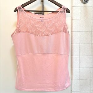 SPANX Light Pink Lace Tank Top